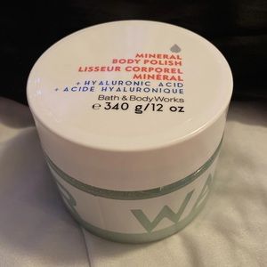 Bath & Body Works WATER Mineral Body Polish HYALURONIC ACID 12 oz. Scrub NEW